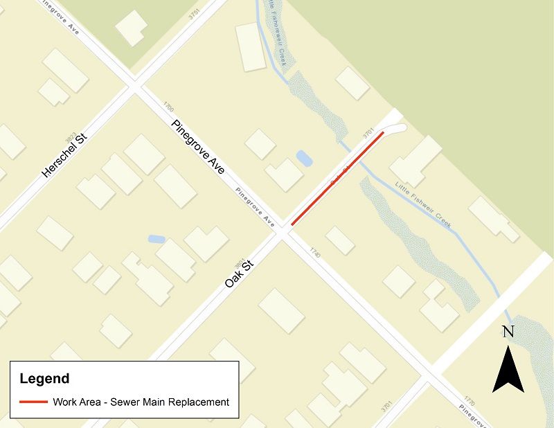 Oak Street SIP Map